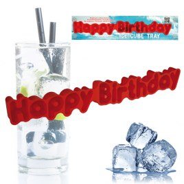 Eiswürfelbehälter "Happy Birthday" 