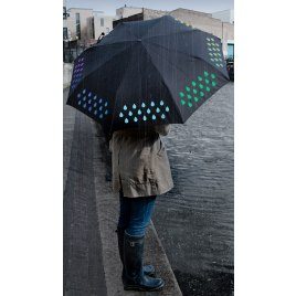 Färgskiftande paraply