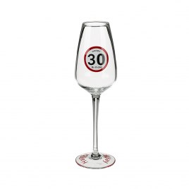 Champagneglas "Happy Birthday 30"