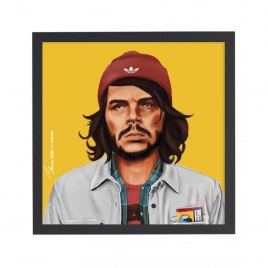 The Hipstory Art Print - 'Che Guevara' som Hipster (50*50cm)